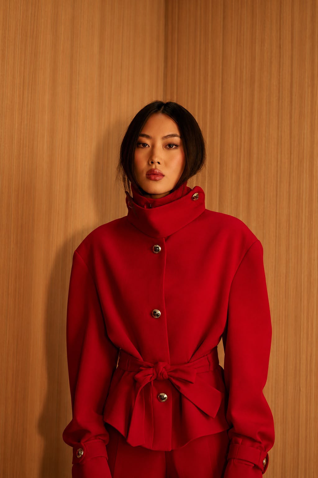 Chaqueta AERA Lana Roja