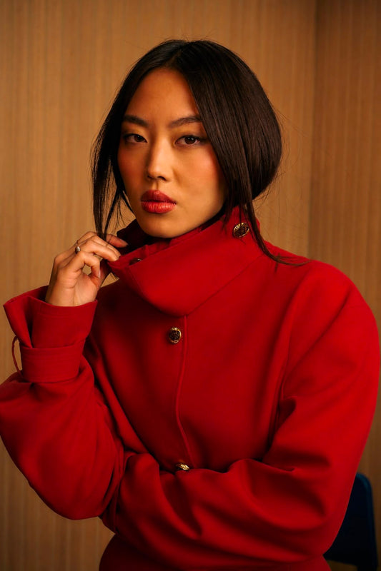 Chaqueta AERA Lana Roja
